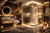 Bella Gold Duşakabin